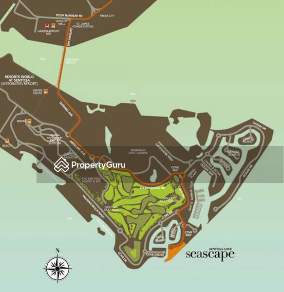 Apartment for Sale, Seascape @ Sentosa Cove, SGD 4,488,888 | 99-year lease