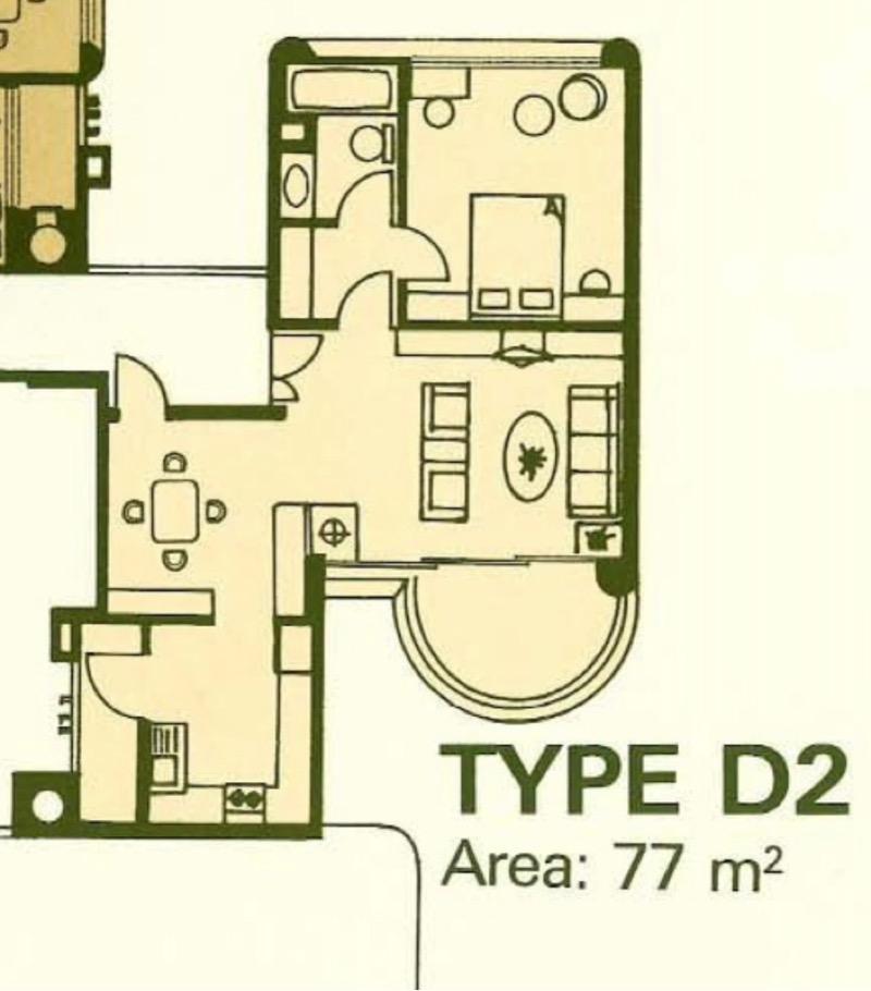 Condominium for Sale, Mandarin Gardens Condominium For Sale, $1,050,000, 1 Bed 1 Bath 829 sqft $1,267.00 psf, SGD 1,050,000 | 99-year Leasehold