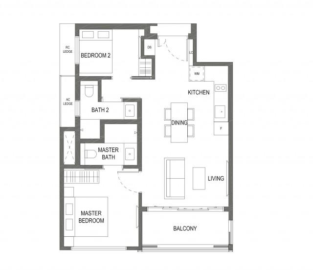 Parksuites Condominium For Sale, $1,799,999, 2 Bed 2 Bath 786 sqft $2,290.00 psf