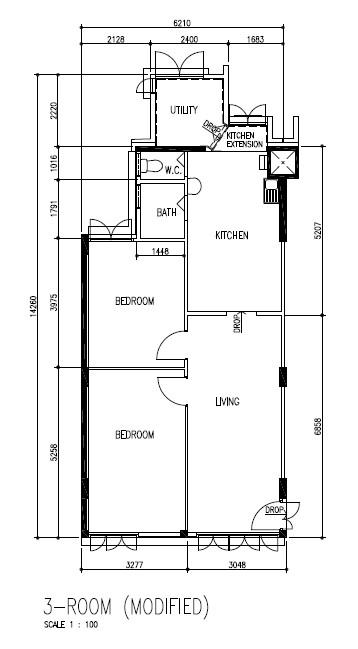HDB Apartment for Sale, 4 Bedok South Avenue 1 HDB Apartment For Sale, $488,000, 2 Bed 2 Bath 700 sqft $697.00 psf, SGD 488,000 | 99-year Leasehold