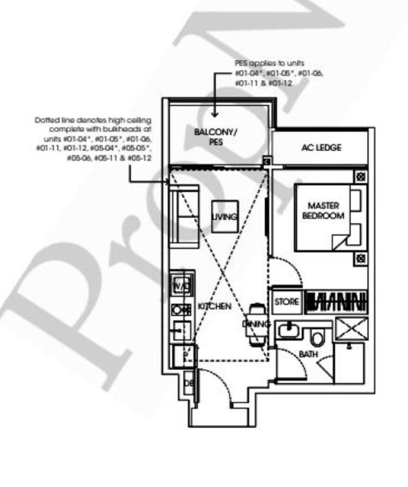 Condominium for Sale, The Antares Condominium For Sale, $990,000, 1 Bed 1 Bath 452 sqft $2,190.00 psf, SGD 990,000 | 99-year Leasehold