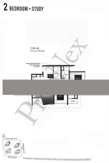 Condominium for Sale, Lake Grande Condominium For Sale, $1,520,000, 2 Bed 2 Bath 775 sqft $1,961.00 psf, SGD 1,520,000 | 99-year Leasehold