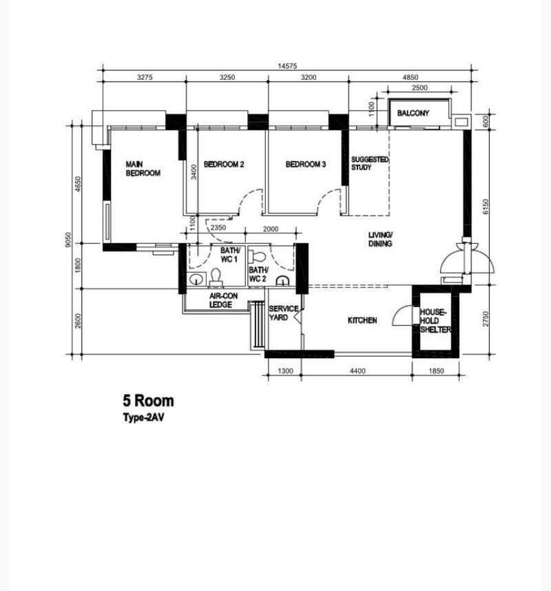 40A Margaret Drive HDB Apartment For Sale, $1,800,000, 3 Bed 2 Bath 1,194 sqft $1,508.00 psf