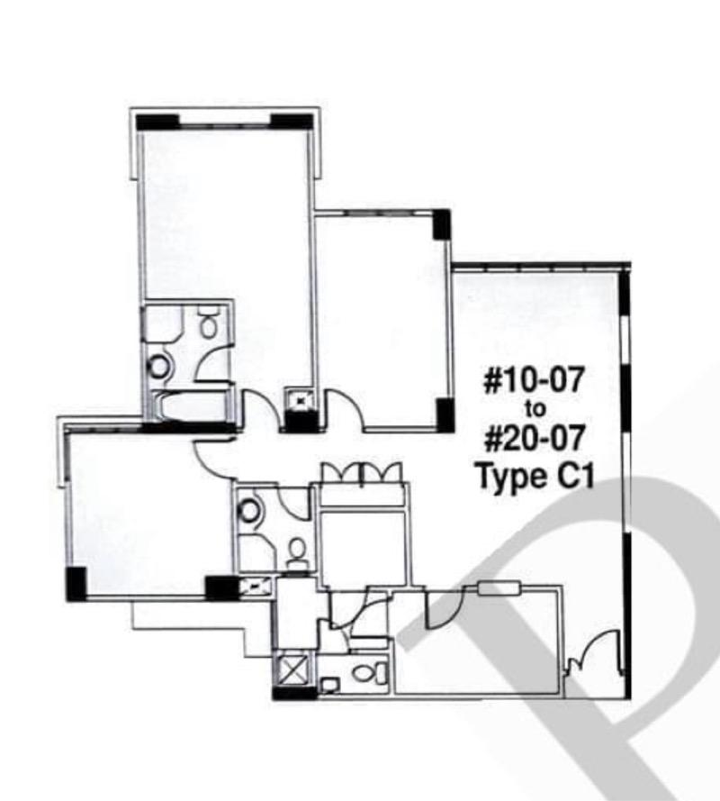 Condominium for Sale, REGENT HEIGHTS Condominium For Sale, $1,488,000, 3 Bed 3 Bath 1,173 sqft $1,269.00 psf, SGD 1,488,000 | 99-year Leasehold