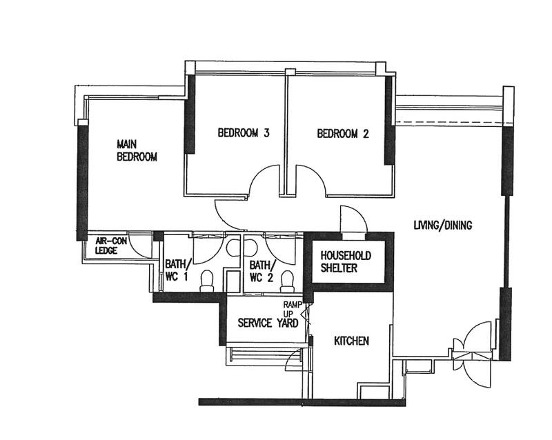 441D Fernvale Road HDB Apartment For Sale, $650,000, 3 Bed 2 Bath 1,001 sqft $649.00 psf