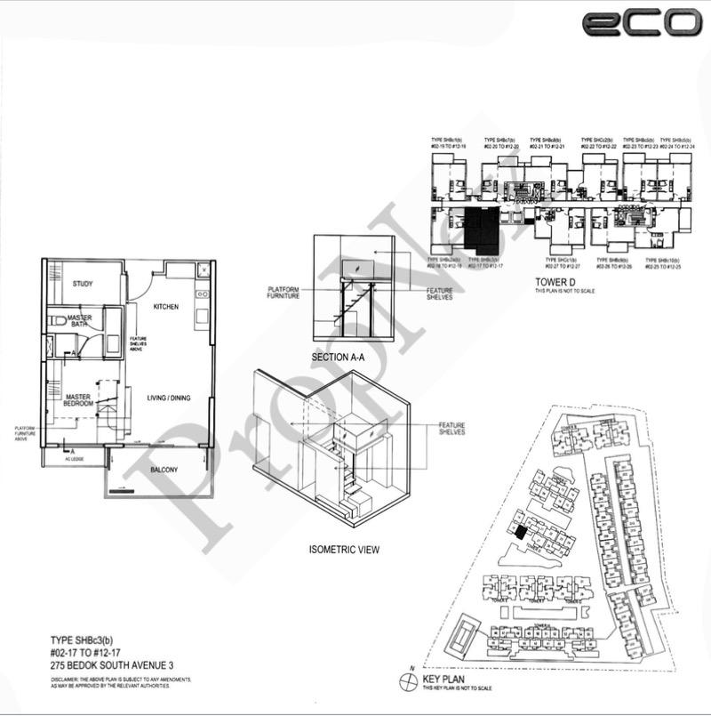 eCO Condominium For Sale, $980,000, 1 Bed 1 Bath 635 sqft $1,543.00 psf