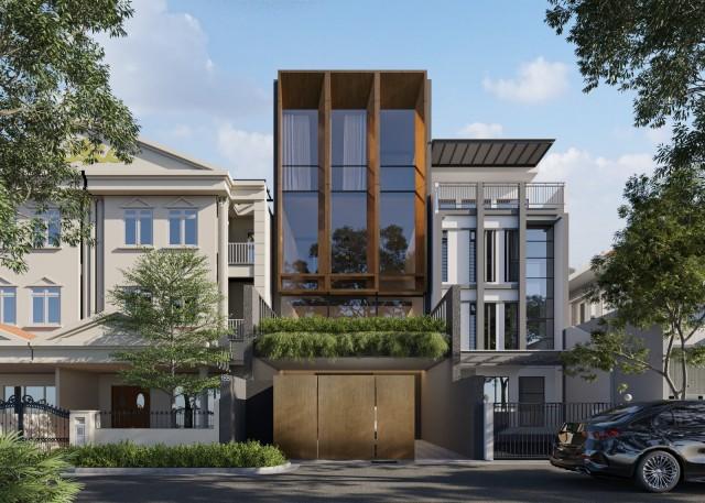 Prop-GPT: Terrace: D15   D15  8.7.0.0.6.6.6.1 New 3.5 Sty Terrace @ Joo Chiat, Landsat, Eunos MRT