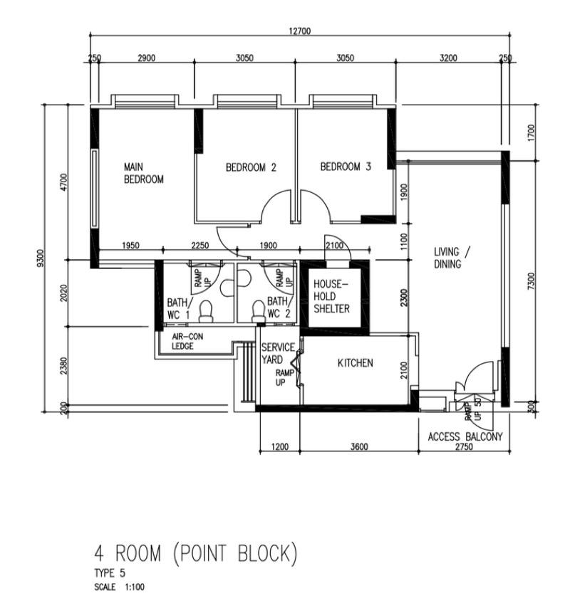 613B Punggol Drive HDB Apartment For Sale, $693,000, 3 Bed 2 Bath 1,001 sqft $692.00 psf