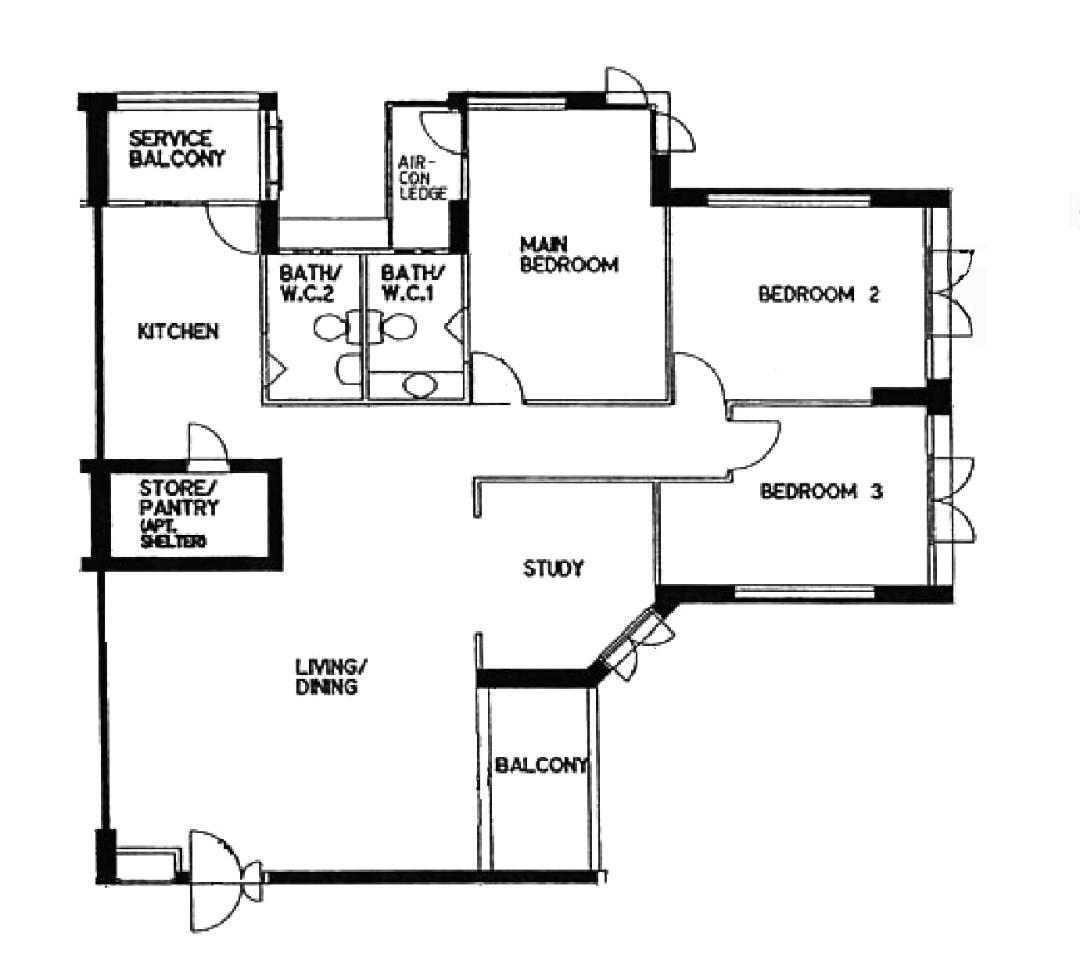 250A Compassvale Street HDB Apartment For Sale, $928,000, 4 Bed 2 Bath 1,410 sqft $658.00 psf