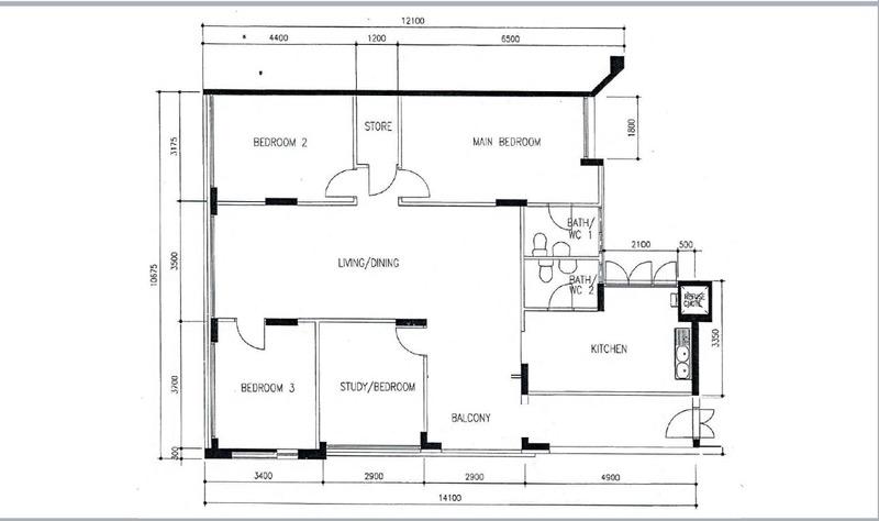 259 Kim Keat Avenue HDB Apartment For Sale, $899,888, 4 Bed 2 Bath 1,377 sqft $654.00 psf