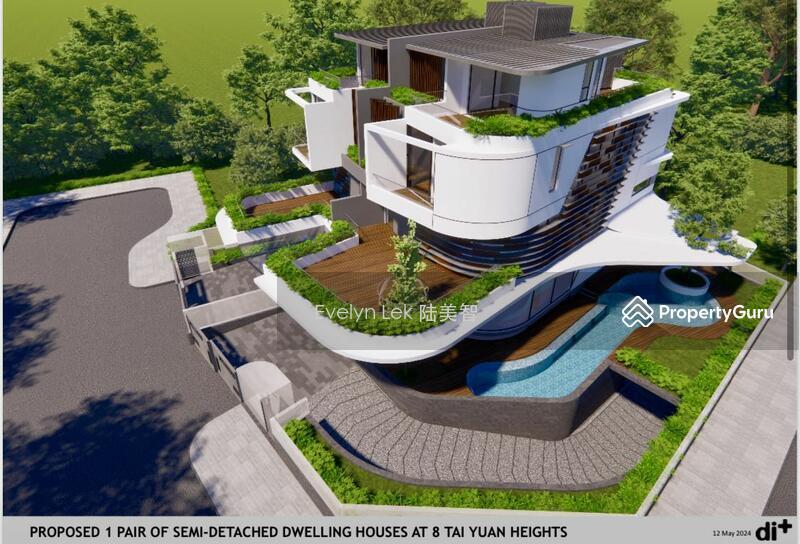Semi-Detached for Sale, Tai Yuan Garden, SGD 9,500,000 | Freehold