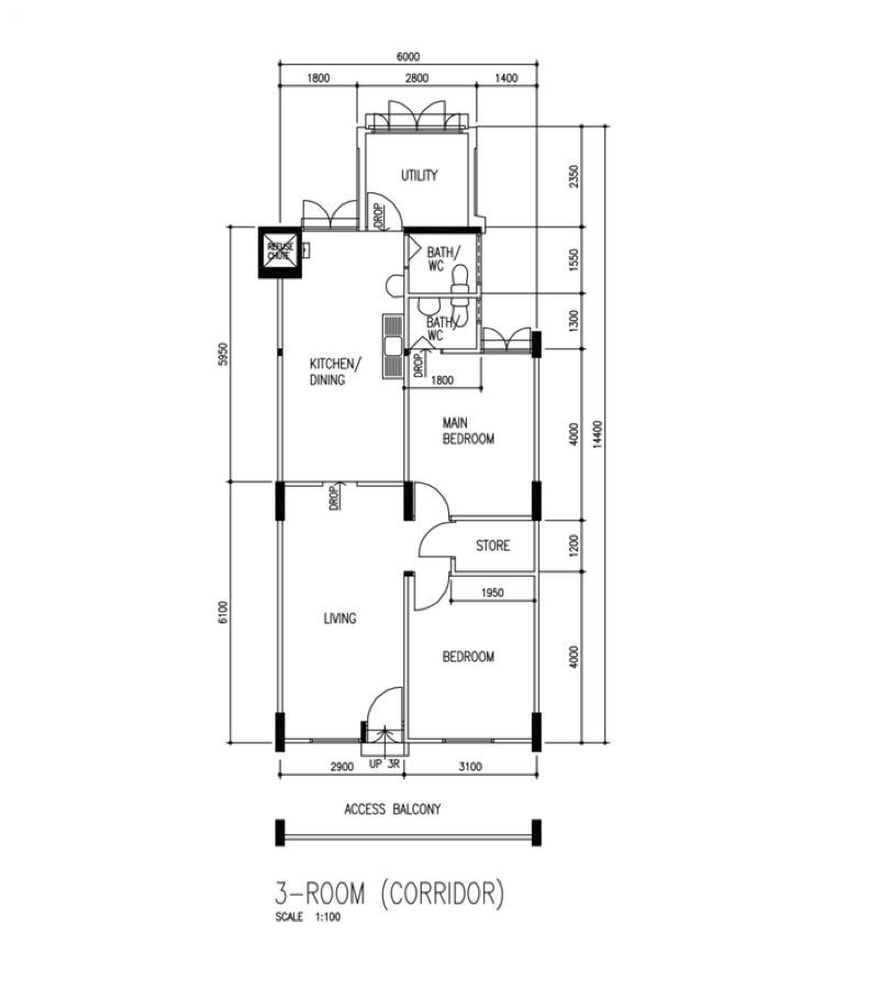 HDB Apartment for Sale. 