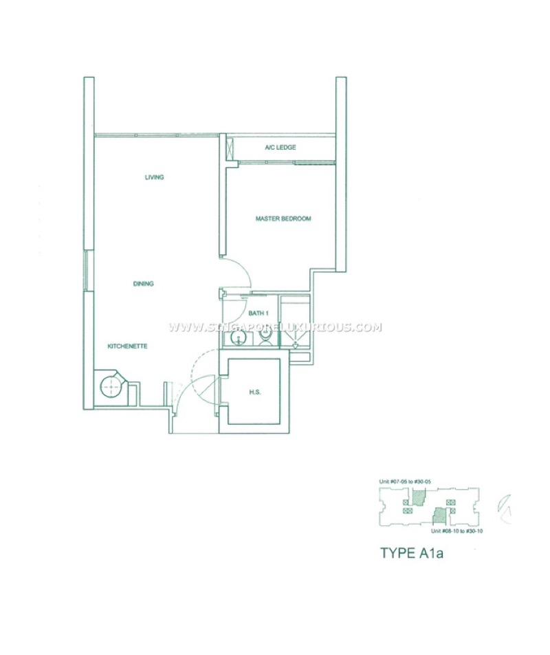 Apartment for Sale, ICON Apartment For Sale, $1,080,000, 1 Bed 1 Bath 560 sqft $1,929.00 psf, SGD 1,080,000 | 99-year Leasehold