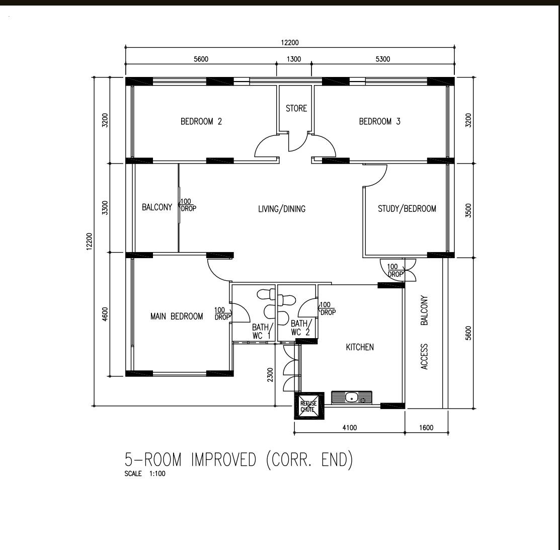 HDB Apartment for Sale, 658 Yishun Avenue 4 HDB Apartment For Sale, $699,000, 3 Bed 2 Bath 1,399 sqft $500.00 psf, SGD 699,000 | 99-year Leasehold