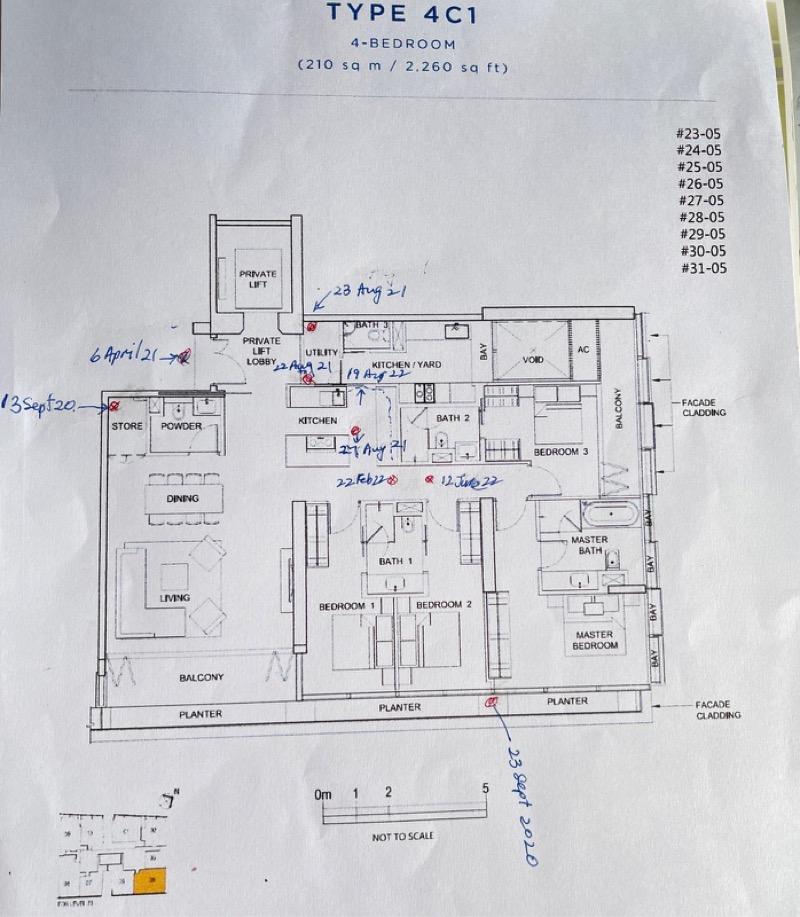 Condominium for Sale, SOUTH BRIDGE RESIDENCES  Condominium For Sale, $8,980,000, 4 Bed 5 Bath 2,260 sqft $3,973.00 psf, SGD 8,980,000 | 99-year Leasehold