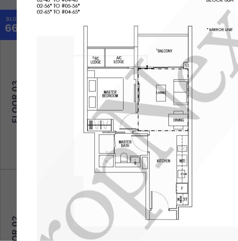 Condominium for Sale, Kent Ridge Hill Residences Condominium For Sale, $950,000, 1 Bed 1 Bath 474 sqft $2,004.00 psf, SGD 950,000