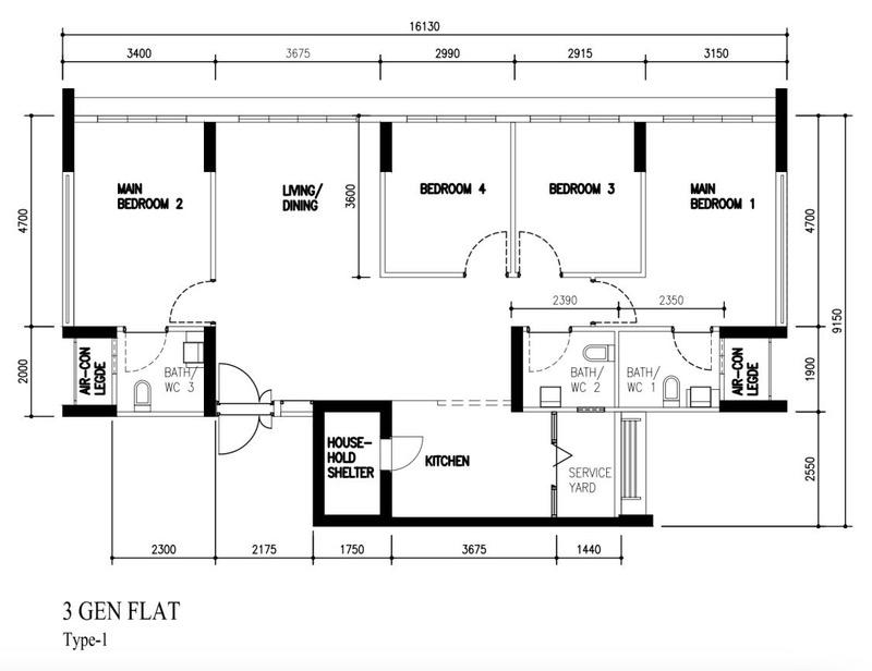 604B Tampines Avenue 9 HDB Apartment For Sale, $868,000, 4 Bed 3 Bath 1,280 sqft $678.00 psf
