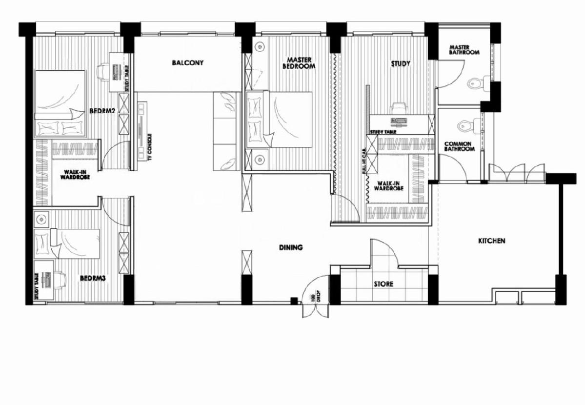 648 Jalan Tenaga HDB Apartment For Sale, $935,000, 3 Bed 2 Bath 1,302 sqft $718.00 psf