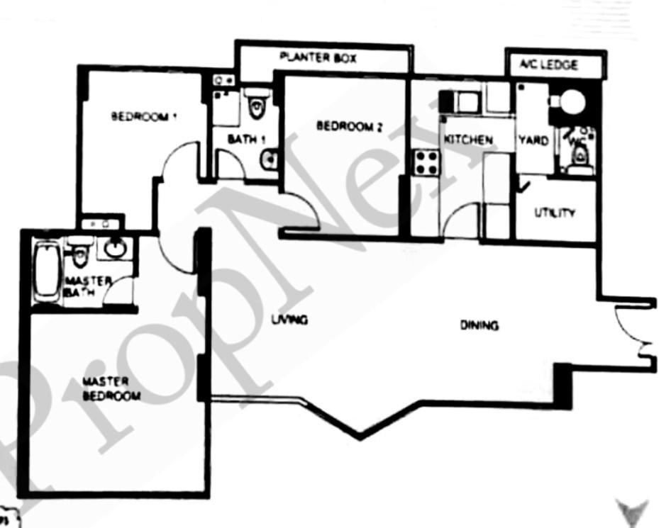 Alessandrea Apartment For Sale, $2,380,000, 3 Bed 3 Bath 1,098 sqft $2,168.00 psf