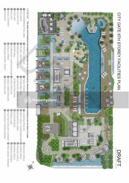 Apartment for Sale, City Gate, SGD 1,588,888 | 99-year lease