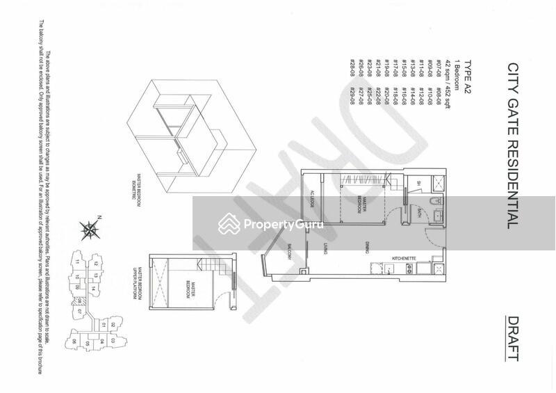 Apartment for Sale, City Gate, SGD 1,588,888 | 99-year lease
