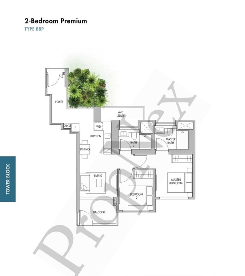 The Tre Ver Condominium For Sale, $1,438,000, 2 Bed 2 Bath 753 sqft $1,910.00 psf