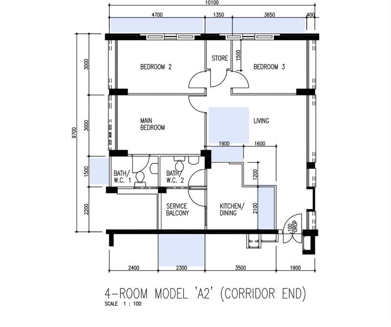 HDB Apartment for Sale, 275 Toh Guan Road HDB Apartment For Sale, $590,000, 3 Bed 2 Bath 968 sqft $610.00 psf, SGD 590,000 | 99-year Leasehold