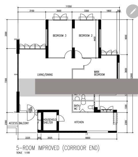 688B Choa Chu Kang Drive HDB Apartment For Sale, $630,000, 3 Bed 2 Bath 1,184 sqft $532.00 psf