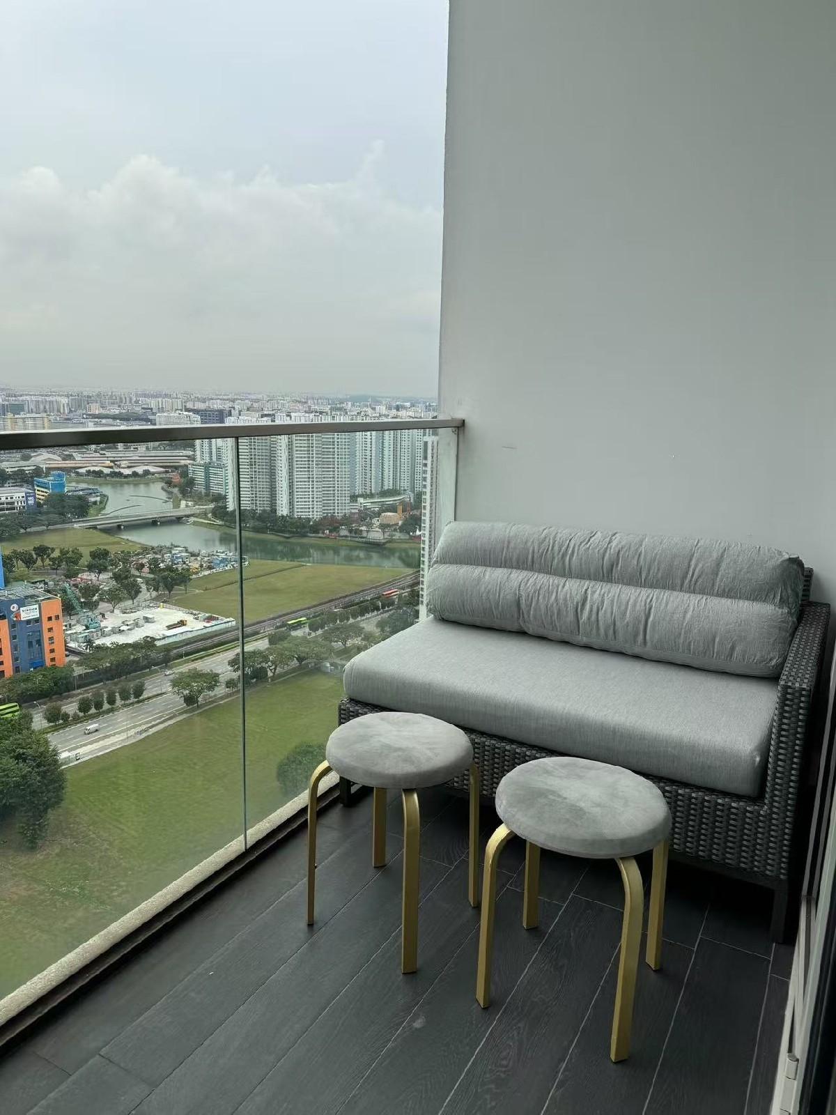 Kallang Riverside Condominium For Sale, $2,800,000, 2 Bed 2 Bath 1,033 sqft $2,711.00 psf