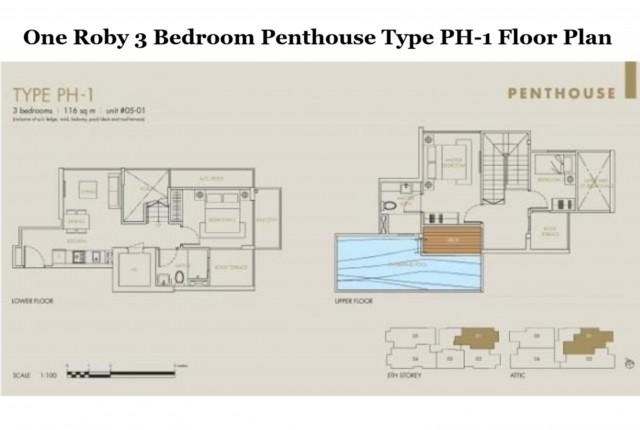 One Robey Condominium For Sale, $1,900,000, 3 Bed 2 Bath 1,248 sqft $1,522.00 psf