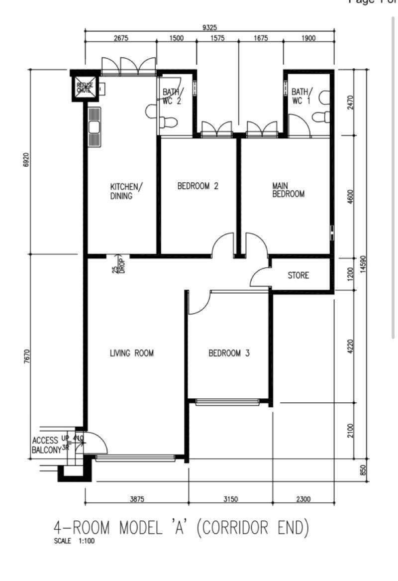 HDB Apartment for Sale, 221 Pending Road HDB Apartment For Sale, $528,000, 3 Bed 2 Bath 1,108 sqft $477.00 psf, SGD 528,000 | 99-year Leasehold