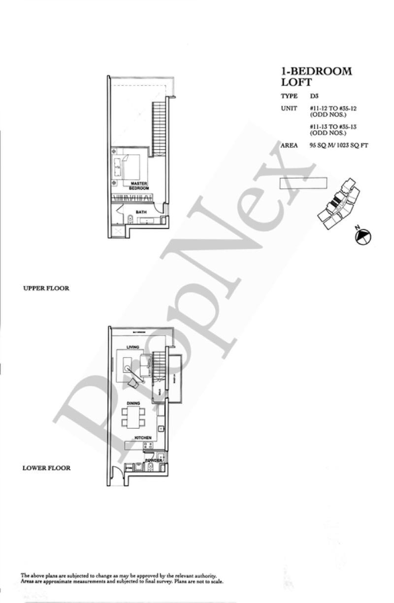 Apartment for Sale, The Rochester Residences Apartment For Sale, $1,700,000, 1 Bed 2 Bath 1,033 sqft $1,646.00 psf, SGD 1,700,000 | 99-year Leasehold