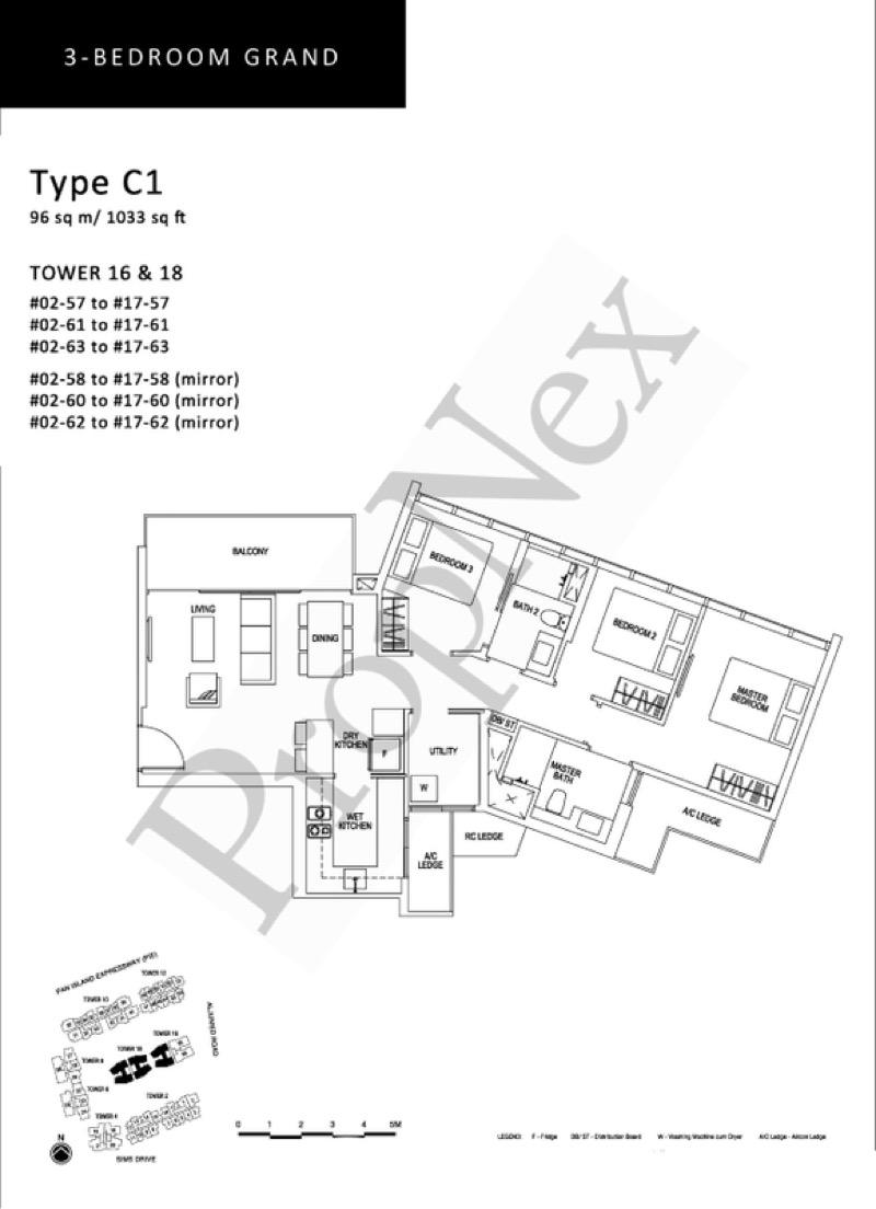 Sims Urban Oasis Condominium For Sale, $2,300,000, 3 Bed 2 Bath 1,033 sqft $2,227.00 psf