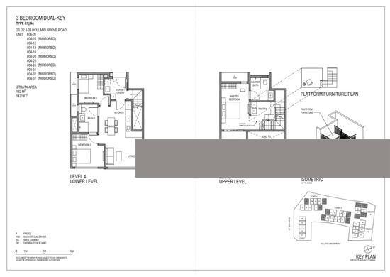 Condominium for Sale, Parksuites Condominium For Sale, $3,171,595, 3 Bed 2 Bath 1,421 sqft $2,232.00 psf, SGD 3,171,595