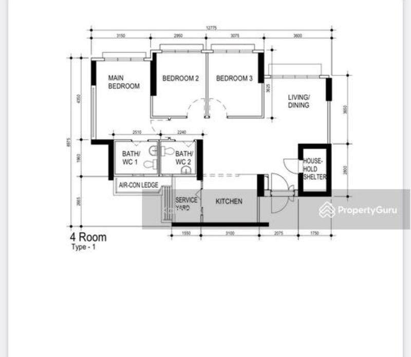 464A BUKIT BATOK WEST AVENUE 8 HDB Apartment For Sale, $650,000, 3 Bed 2 Bath 1,001 sqft $649.00 psf