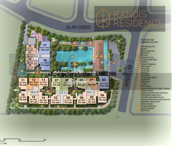 Condominium for Sale, Kandis Residence, SGD 1,000,000 | 99-year lease