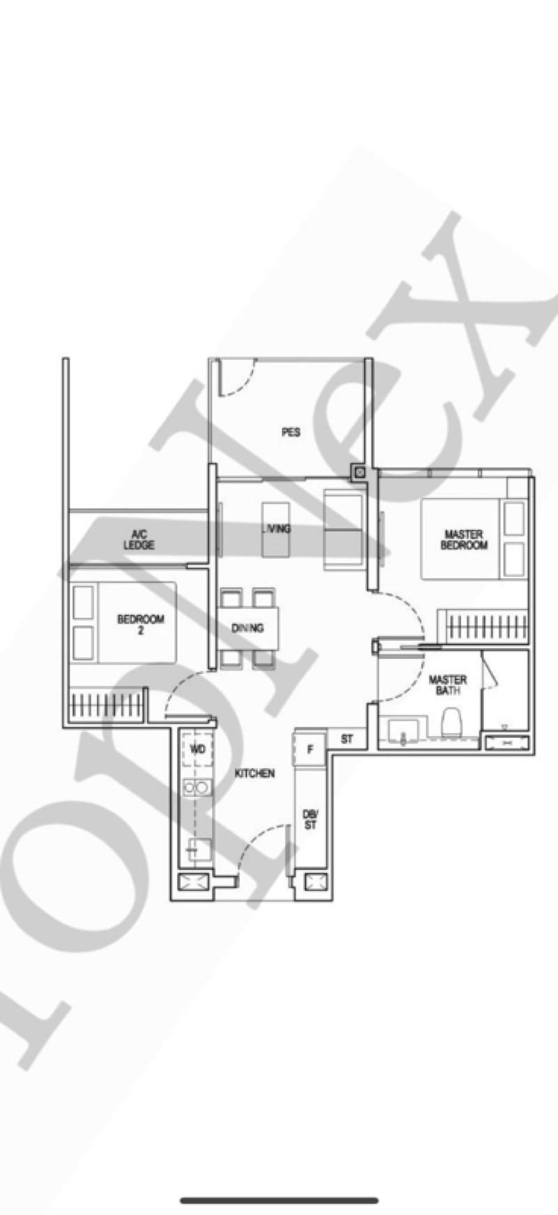 The Tapestry Condominium For Sale, $998,000, 2 Bed 1 Bath 603 sqft $1,655.00 psf