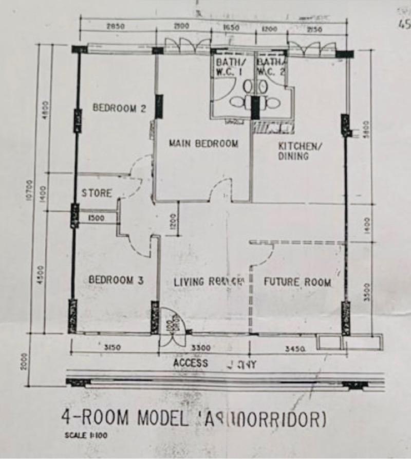 HDB Apartment for Sale. 