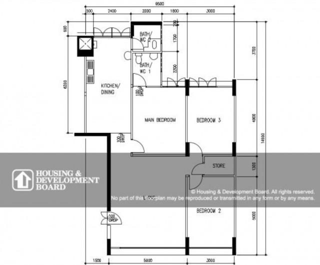 HDB Apartment for Sale. 