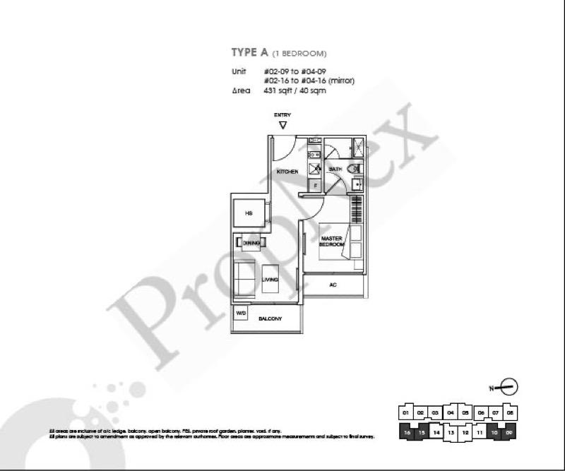 10 Shelford Apartment For Sale, $899,999, 1 Bed 1 Bath 431 sqft $2,088.00 psf
