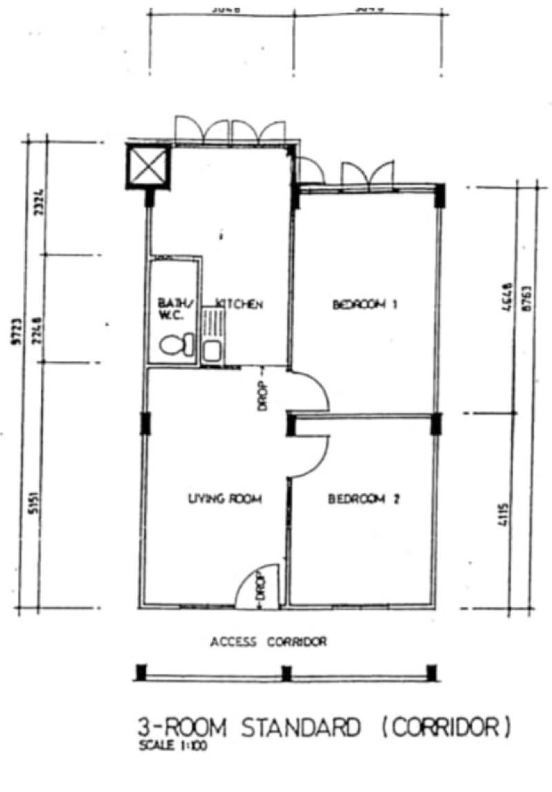 HDB Apartment for Sale, 101 Commonwealth Crescent HDB Apartment For Sale, $400,000, 2 Bed 1 Bath 581 sqft $688.00 psf, SGD 400,000 | 99-year Leasehold