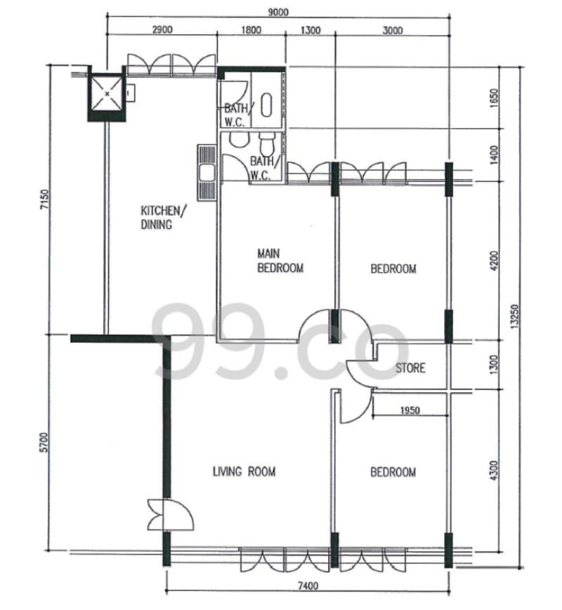 HDB Apartment for Sale, 251 Jurong East Street 24 HDB Apartment For Sale, $518,000, 3 Bed 2 Bath 86 sqft $6,023.00 psf, SGD 518,000 | 99-year Leasehold