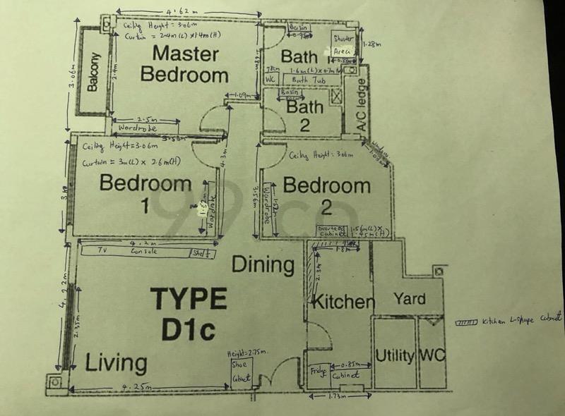 Casa Rosa Condominium For Sale, $1,850,000, 3 Bed 3 Bath 1,184 sqft $1,563.00 psf