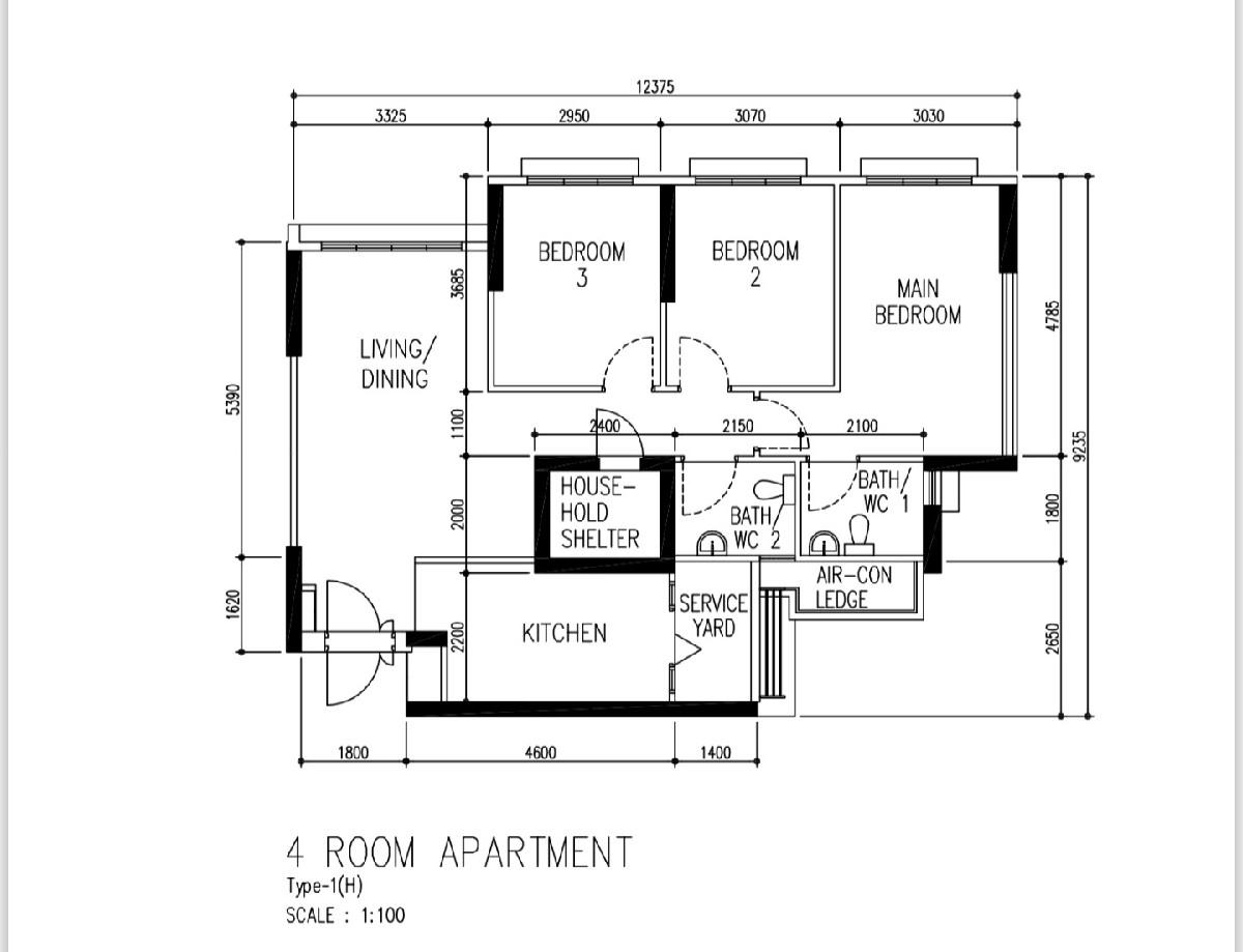 91A Telok Blangah Street 31 HDB Apartment For Sale, $920,000, 3 Bed 2 Bath 1,001 sqft $919.00 psf