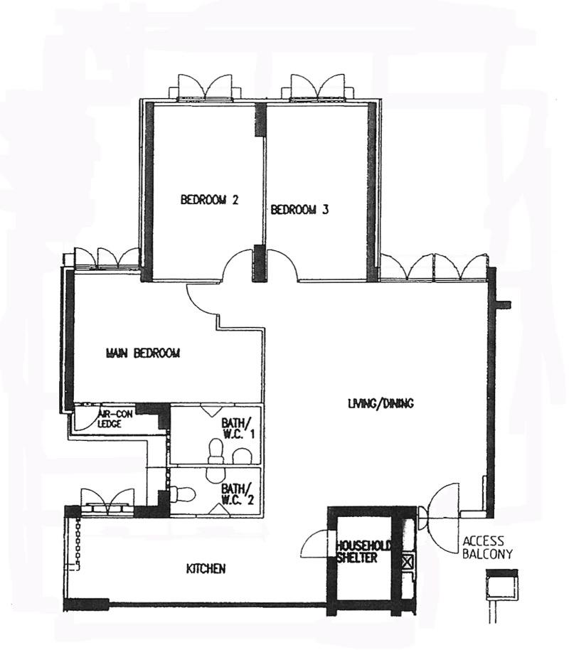 276B Jurong West Avenue 3 HDB Apartment For Sale, $598,000, 3 Bed 2 Bath 1,194 sqft $501.00 psf