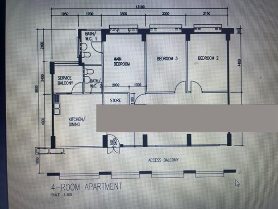 HDB Apartment for Sale, 4 Boon Keng Road HDB Apartment For Sale, $850,000, 3 Bed 2 Bath 1,163 sqft $731.00 psf, SGD 850,000 | 99-year Leasehold