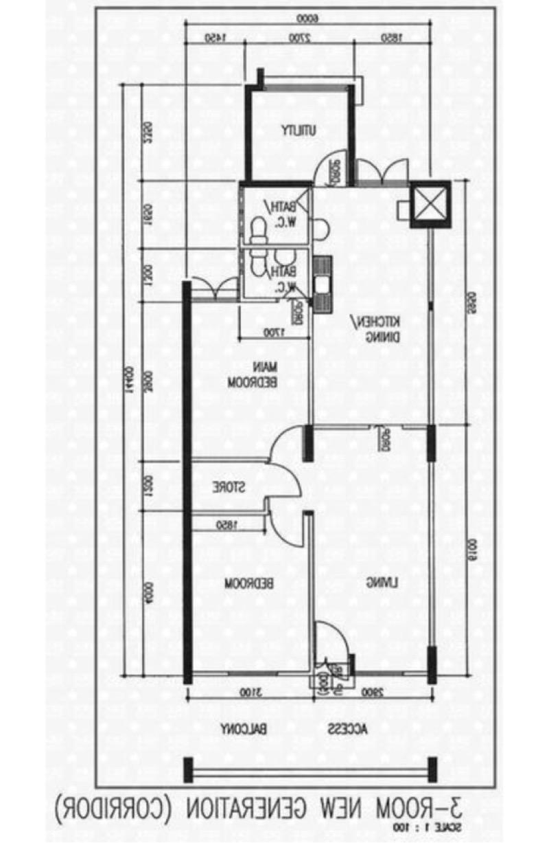 HDB Apartment for Sale, 63 Telok Blangah Heights HDB Apartment For Sale, $450,000, 2 Bed 2 Bath 785 sqft $573.00 psf, SGD 450,000 | 99-year Leasehold