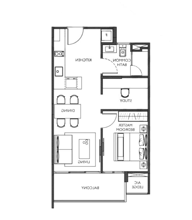 Condominium for Sale, 1919 Condominium For Sale, $1,300,000, 1 Bed 1 Bath 560 sqft $2,321.00 psf, SGD 1,300,000 | Freehold
