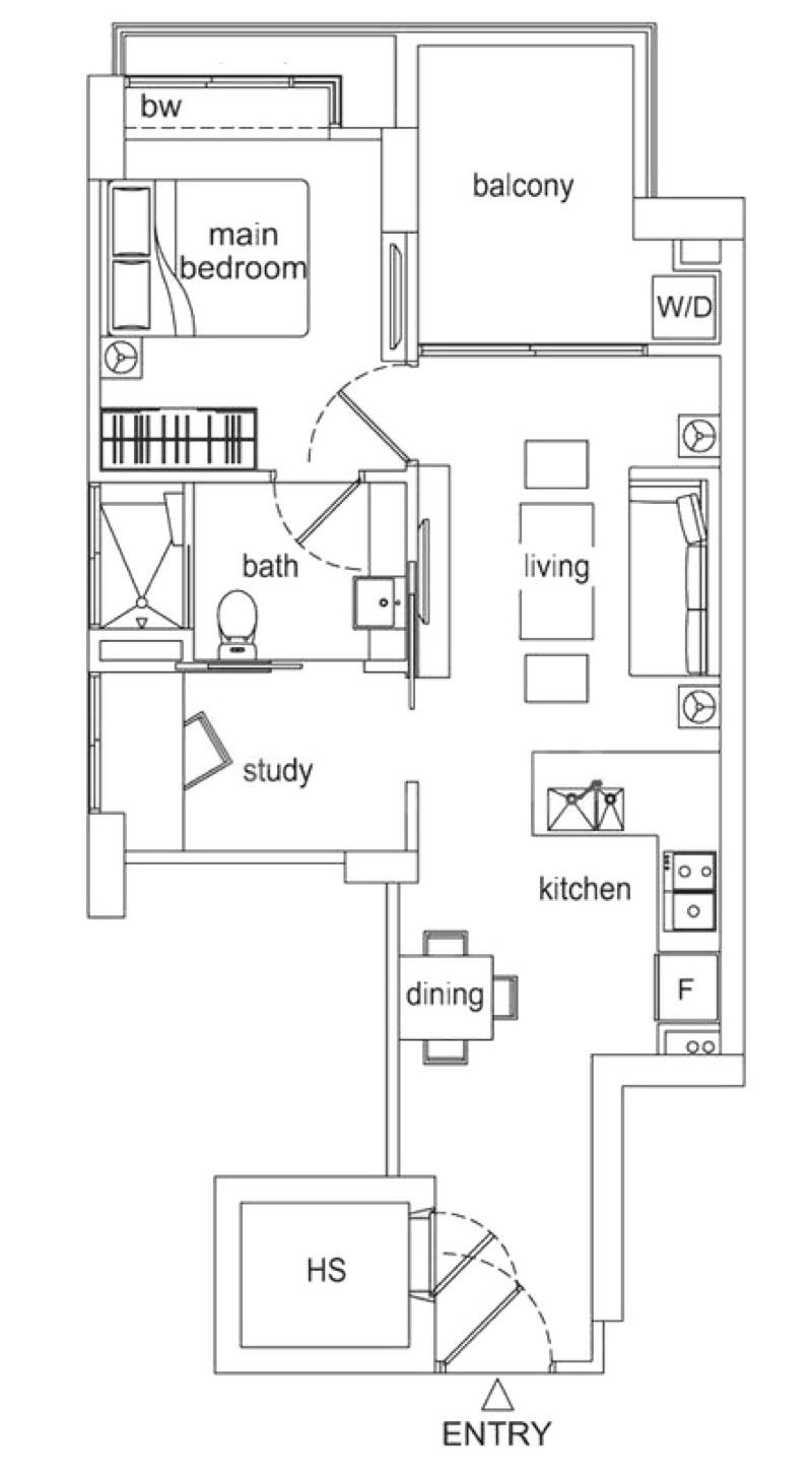 Beacon Heights Condominium For Sale, $1,180,000, 2 Bed 1 Bath 667 sqft $1,769.00 psf