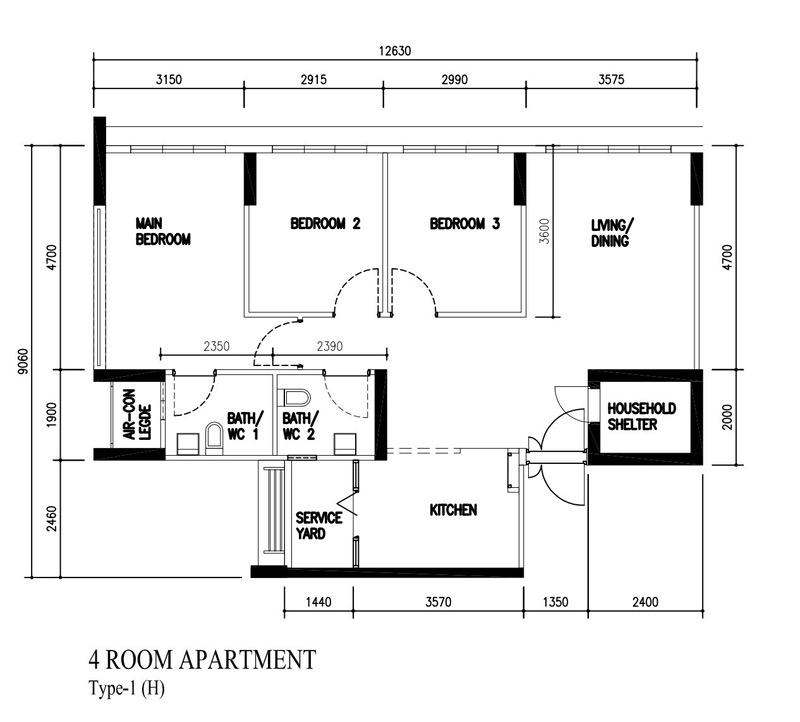 HDB Apartment for Sale, 604A Tampines Avenue 9 HDB Apartment For Sale, $768,000, 3 Bed 2 Bath 990 sqft $776.00 psf, SGD 768,000 | 99-year Leasehold